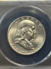 1956 FRANKLIN HALF DOLLAR 50C ANACS MS 64 FBL