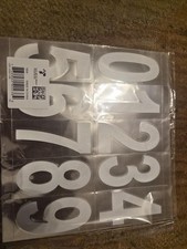 3 Inch Reflective Mailbox Numbers 5 Sets 0-9 Address House Number Stickers