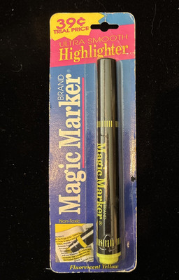Vintage Magic Marker -- Highlighter-- Made in USA 1991