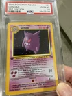 1999 Pokemon Fossil Gengar HOLO 1st Edition PSA 10.  ERROR In LABEL #20 Rare
