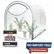 TrueShelter GH68 6x8 Walk-In Greenhouse Garden Plant Grow House Outdoor Kit NEW
