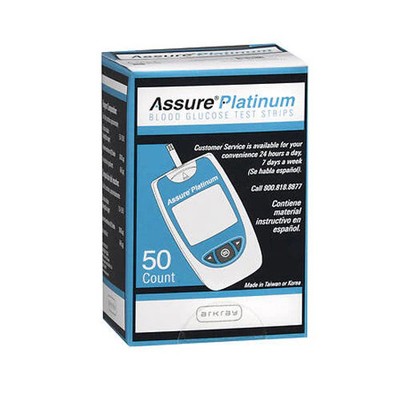 Assure Platinum Blood Glucose Test Strips 50 each