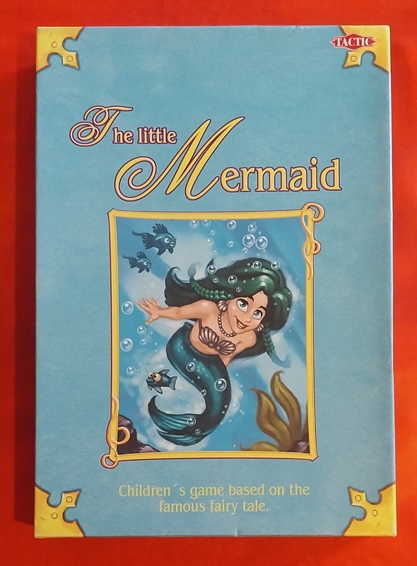Tactic The Little Mermaid Children's Fairy Tale  Board Game COMPLETE