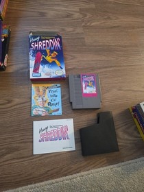 HEAVY SHREDDIN&rsquo; Snowboarding Video Game NES (Nintendo 1990) Complete CIB