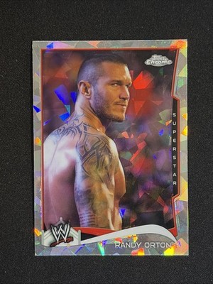 2014 Topps Crome Randy Orton Superstar Atomic Refractor #38