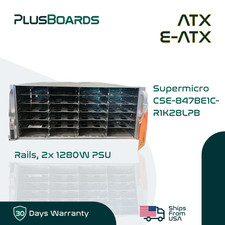 Supermicro 4U 12Gbs SAS3 36 Bay ATX E-ATX Storage Case Chassis w/ Rails 2x PSU