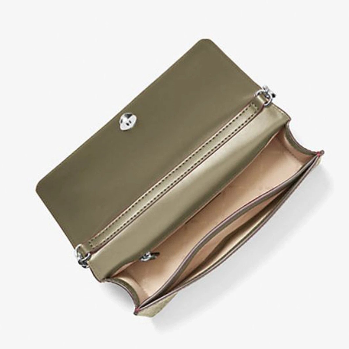 Michael Kors Jet Set Signature Logo Crossbody Bag (Olive