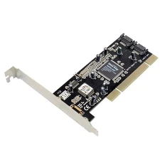 PCI To 2 Port SATA RAID Controller Card Sil3112 Chipset SATA PCI Controller Card