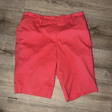 Talbots Vibrant Coral Bermuda Shorts, women's sz 6