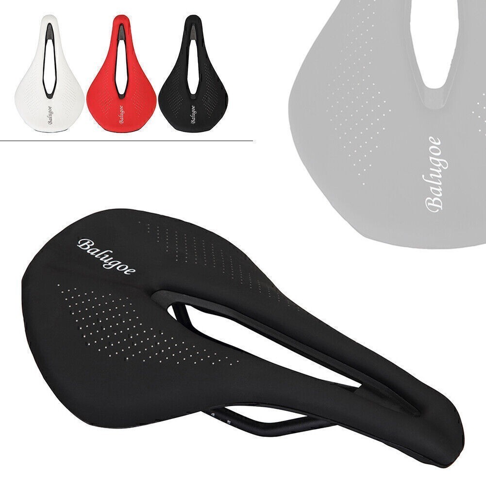 240*143MM Gel+Leather Bike Seat Comfortable Bicycle Saddle MTB Road Bike Seat