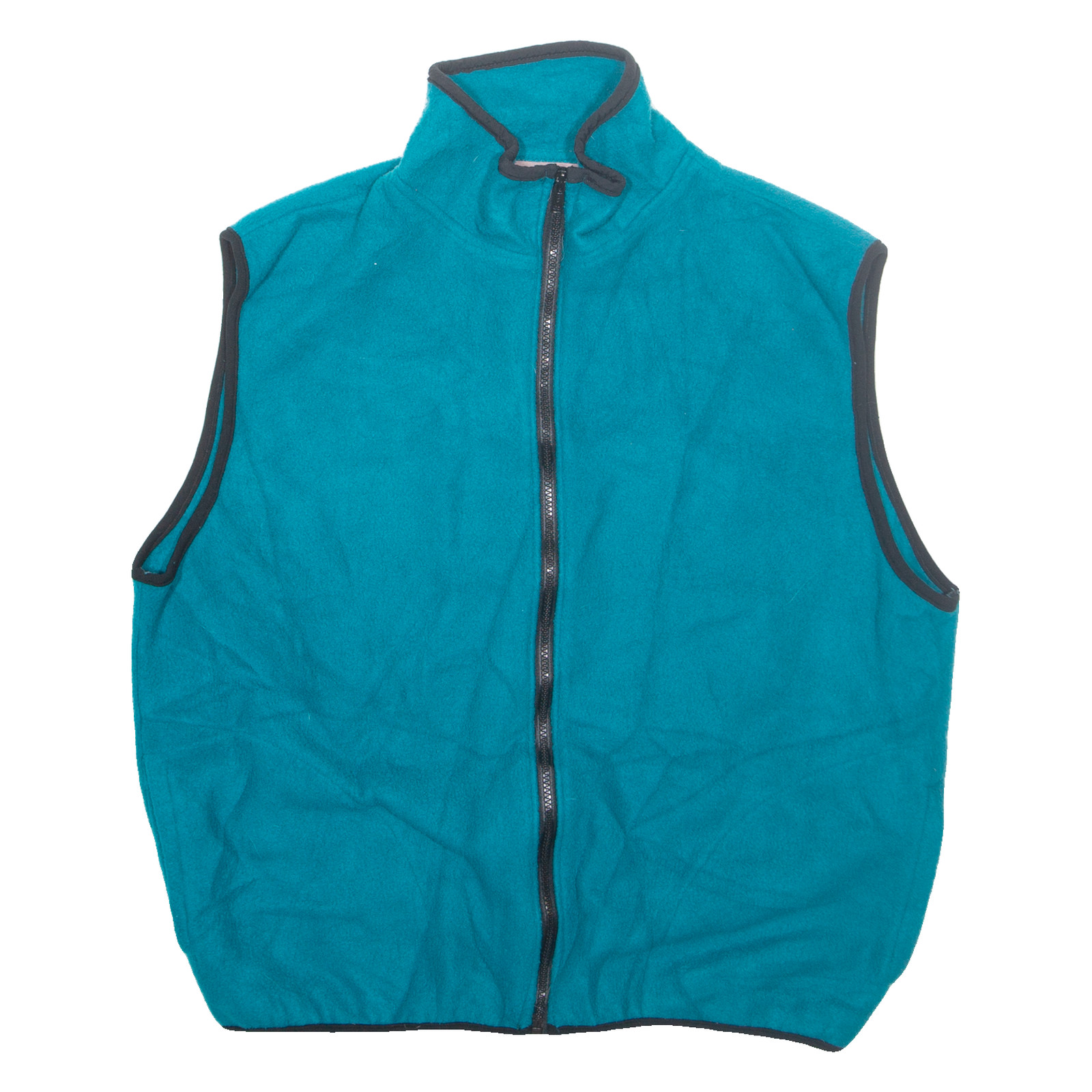 Chaleco De Forro Polar Para Hombre Azul L