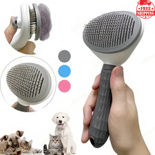 Self Cleaning Slicker Brush for Dogs Cats Pet Hair Removal Grooming Comb