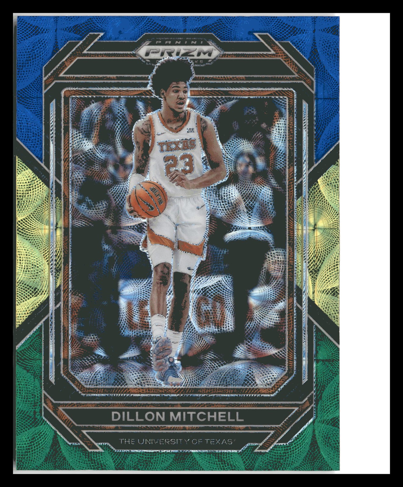 2023 Panini Prizm Draft Picks #35 Dillon Mitchell Choice Blue/Yellow/Green
