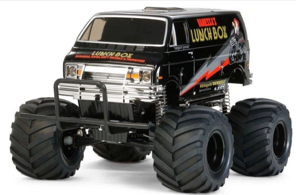 Voiture RC électrique Tamiya 58546 Lunch Box édition noire 1/12 avec moteur... - Photo 2/2