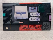 Super Nintendo SNES Console Box Only With Styrofoam Manuals No Console