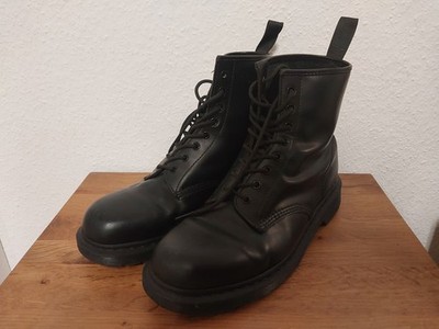 Doc Martens 1460 Mono Schwarz   Smooth Leather Schnürstiefel Gr.48