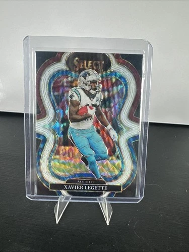 2025 Panini Select #343 Xavier Legette Tri-Color Prizm #/199