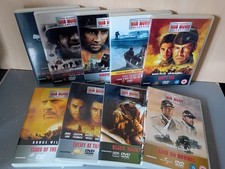 THE CLASSIC WAR MOVIE COLLECTION - WAR FILMS DVDS x 9 - EX CONDITION - LOT F