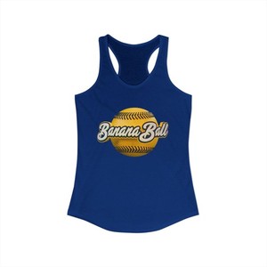 Banana Ball League Women's Ideal Racerback Printed Tank Top Summertime Fun