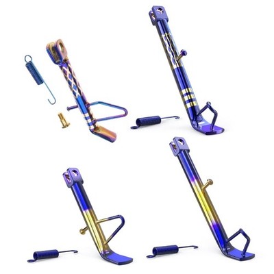 Kickstand Holder Motorbike Parking Rack Adjustable Foot Side Stand Tripod Holder