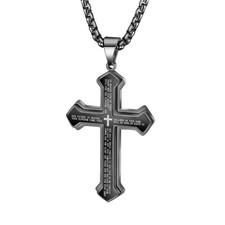 Cross Pendant for Car Rear View Mirror Hanging Charm Car Decor Mirror Ornamen...