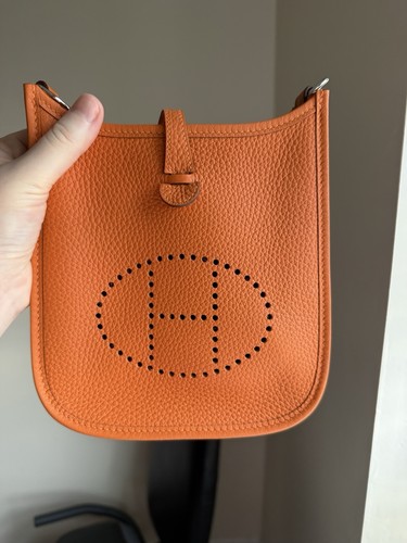 Hermès Evelyne Mini TPM 16, orange