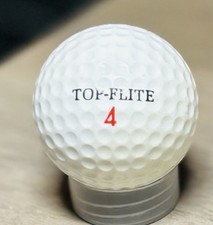 Vintage Spalding Top-Flite Golf Ball 4 Mint To Near Mint 018 