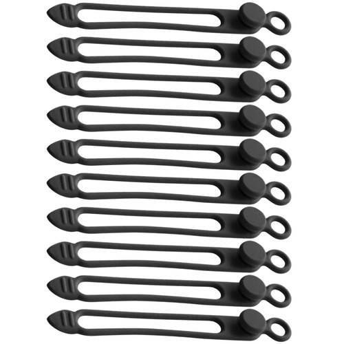 10 Pcs Line Processor Set Silicone Cord Manager Organizer for Appliances - Afbeelding 2 van 12