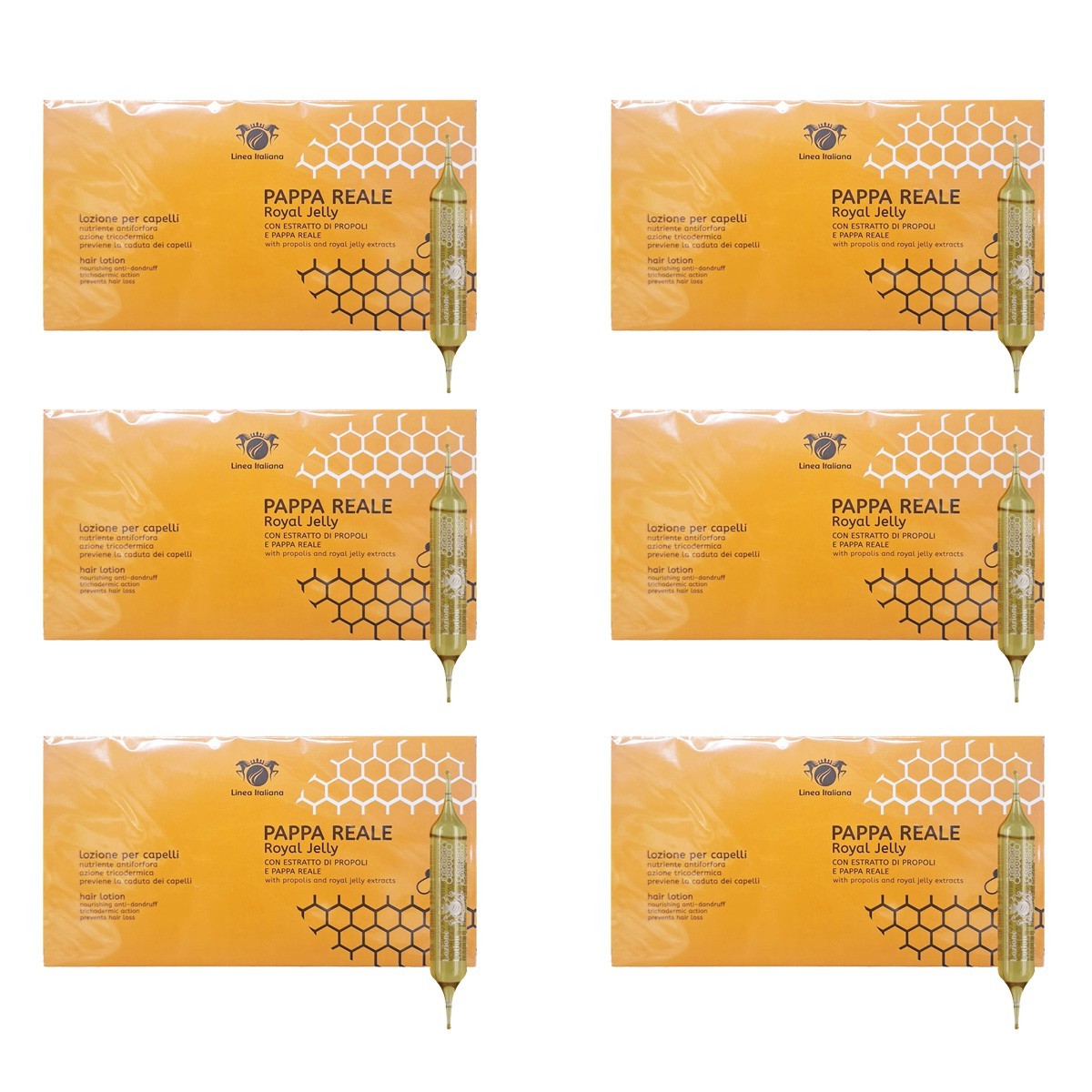 OFFERTA 72 Fiale Lozione Anticaduta Linea Italiana Pappa Reale