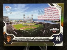 NY Yankees and SF Giants Opening Day - 2026 MLB Topps NOW Gold Foil /50 #1
