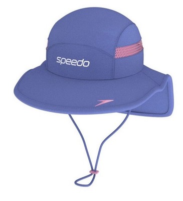 Girls Sun/Swim Bucket Hat Size 12-24 Mo. L/XL NEW Speedo 50+ UV Protect Purple
