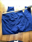 Crown & Ivy Ladies Size Large Navy Blue Scalloped Trim Leggings — photo 7