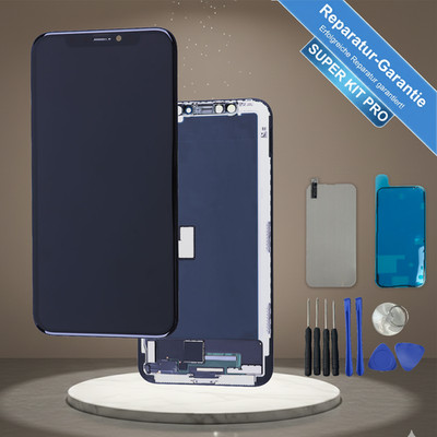 iPhone X Display SELF REPAIR SUPER KIT PRO LCD OLED Ersatz Bildschirm TFT INCELL