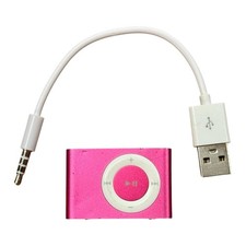 Apple iPod Shuffle 2nd Gen 1GB Pink A1204 w/USB MP3 Player Vintage Apple