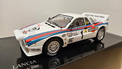 Kyosho 1:18 Lancia 037 Martini #1 Winner Monte Carlo 1983 Röhrl Geistdörfer