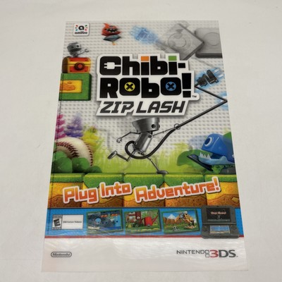 Chibi-Robo Zip Lash Nintendo 3DS GameStop Promo Poster! 