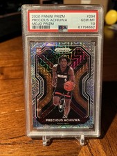 2020-21 Panini Prizm Precious Achiuwa Mojo Prizm RC #294 (17/25) PSA 10 Heat 