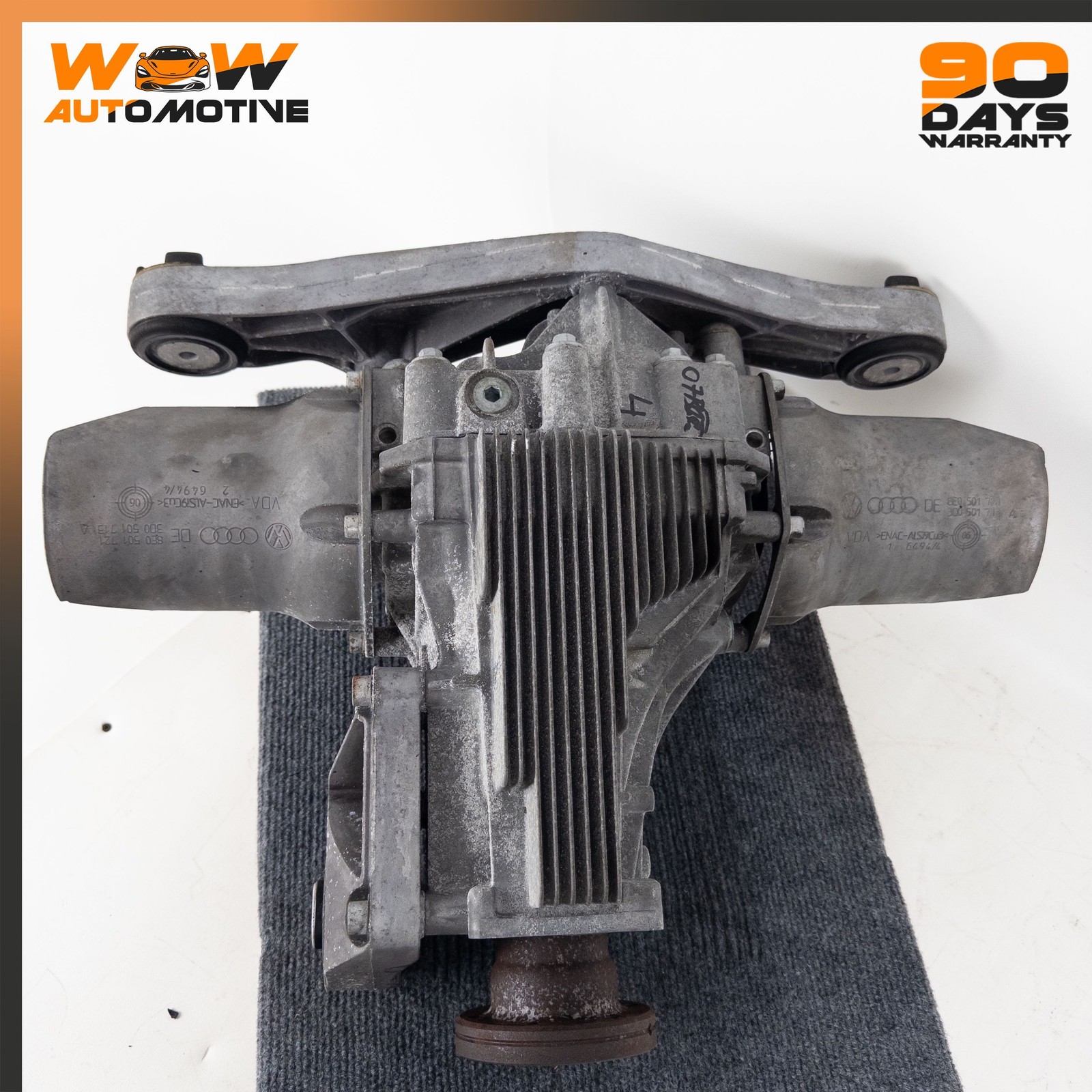 04-19 BENTLEY CONTINENTAL GTC REAR DIFFERENTIAL AXLE CARRIER ASSEMBLY OEM
