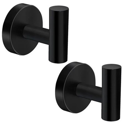 2/4 Pack Towel Hooks Towel Holder Clothes Hanger Hooks Stainless Steel For Drill