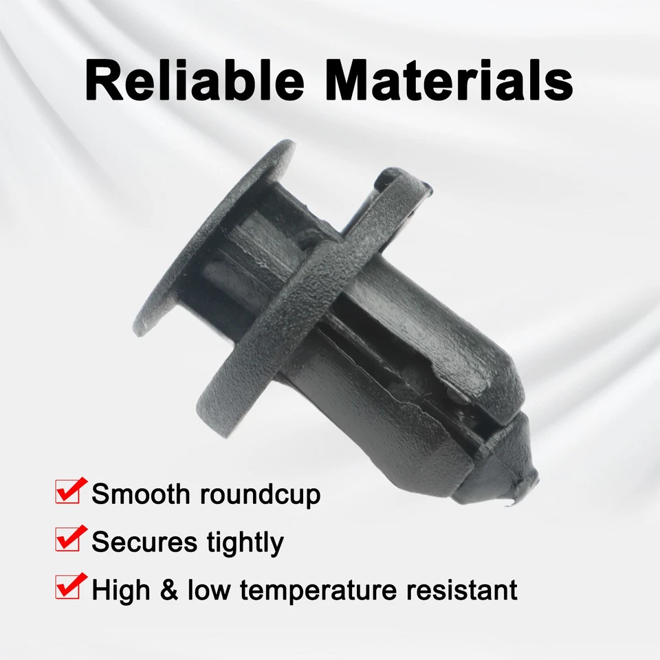 Juego de 10 sujetadores tipo empuje sujetadores clip para 08-11 Tesla Roadster 100652100A Foto 2 de 4