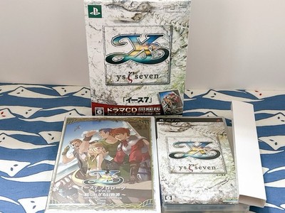 Ys Seven Drama CD Limited Box Set PSP Japan Ver. Complete w/ Bonus CD Falcom
