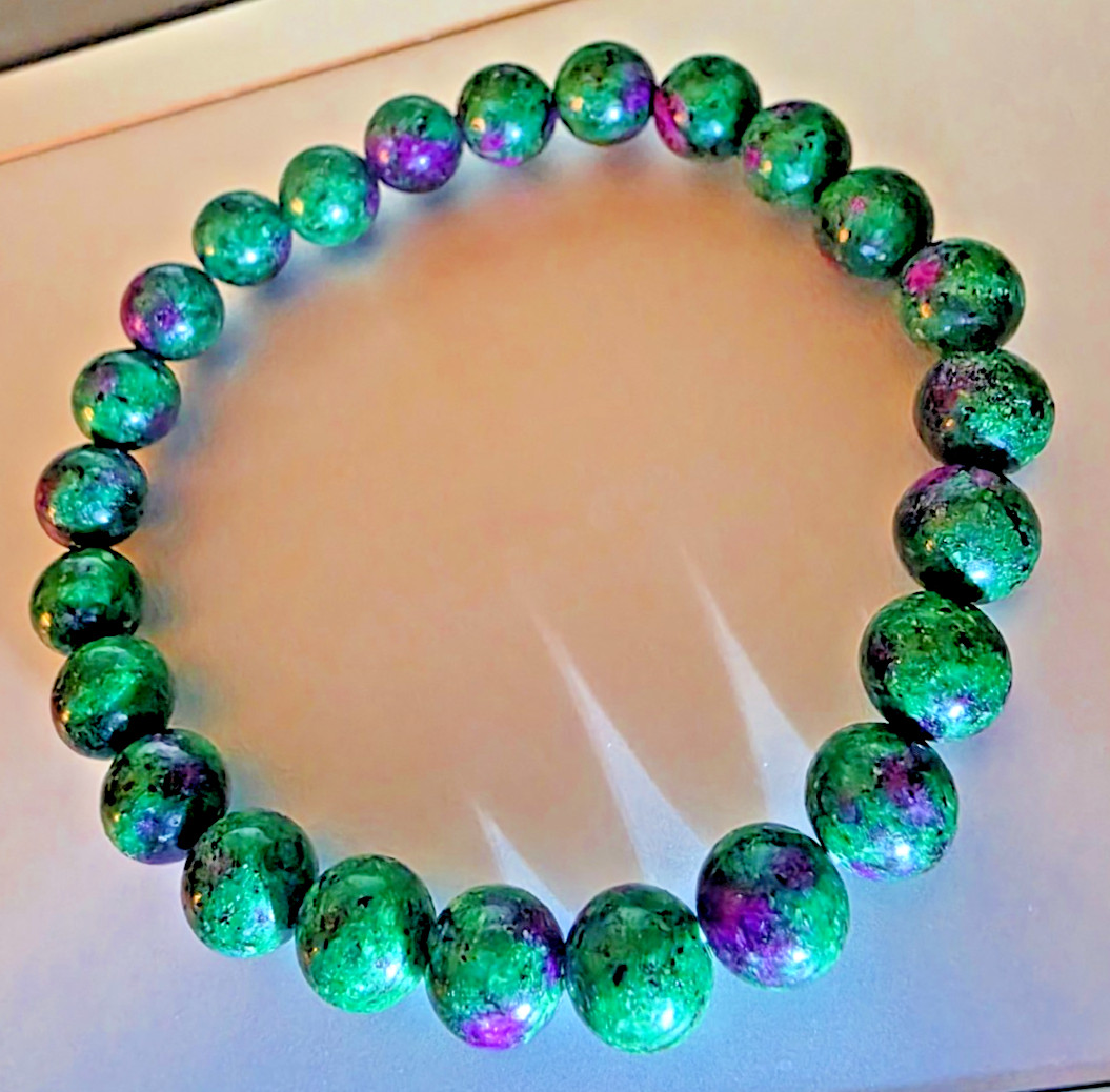 Ruby in Zoisite Stretch Bracelet - image 5