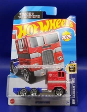 2025 Hot Wheels Transformers OPTIMUS PRIME 104/250 HW Screen Time 