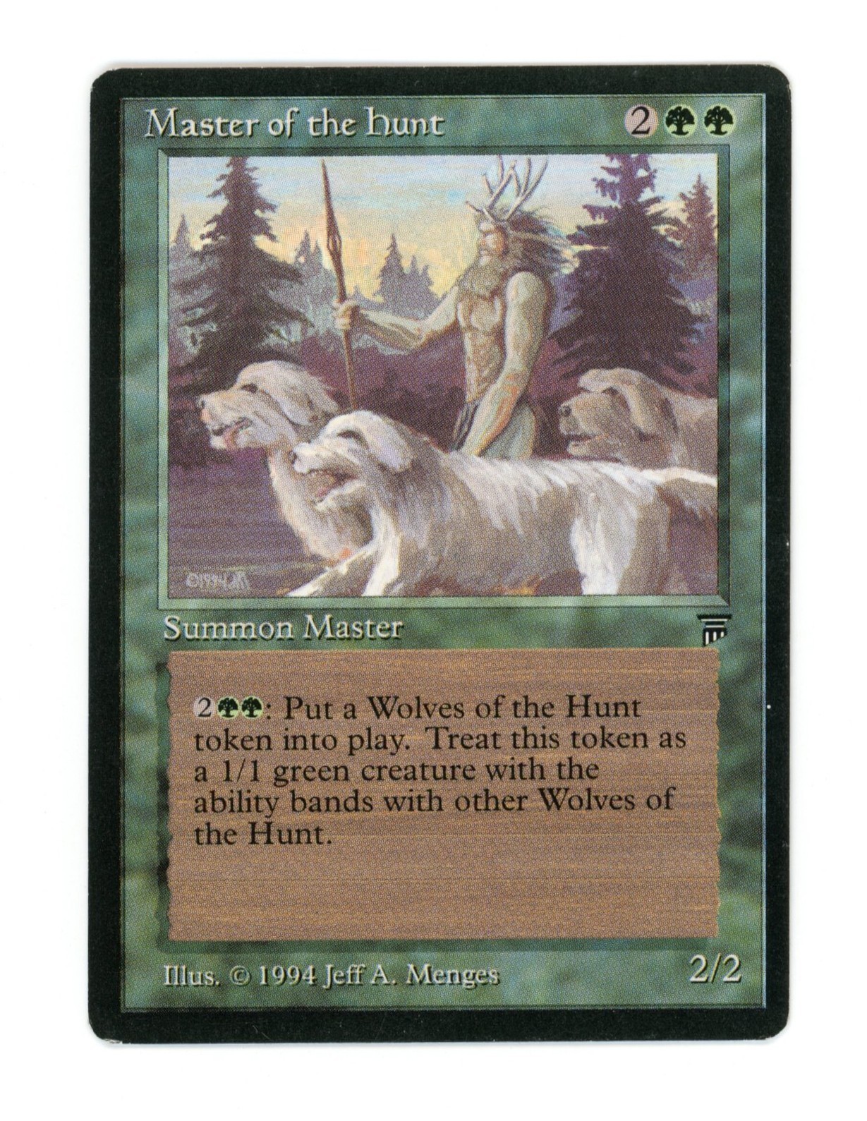 Vintage Master of the Hunt - Legends - Magic the Gathering MTG - LP 1994