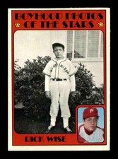 1972 Topps #345 Rick Wise KP NM/NM+ X3705659