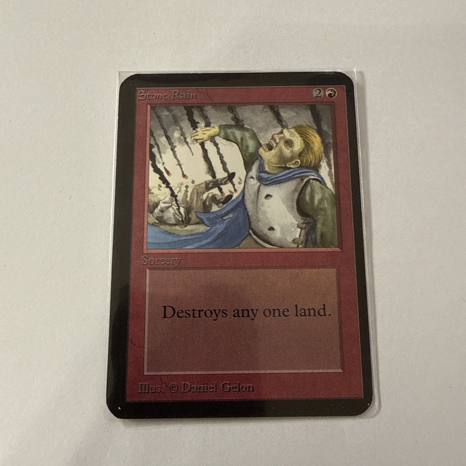 Magic the Gathering MTG Alpha Stone Rain LP- Ships Free