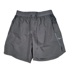 Nike Tech Shorts Mens Medium 28x7 Black Lined Running Vented Drawstring