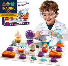 Science Circuit for Kids, 68PCS Electronics Exploration Kit with 450 Projects,