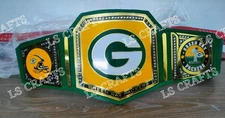 Custom Green Bay Packers Championship Belt Adult Size 2mm Brass