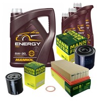 Mann Inspektionspaket 8L Mannol Energy 5W-30 FüR Renault Espace III 2.2 12V TD